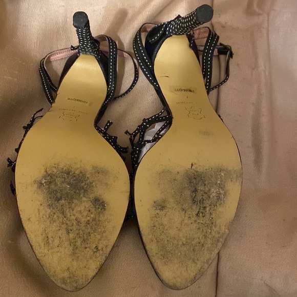 Women’s Bow Tie High Heel Open Toe Sandal - Picture 4 of 5